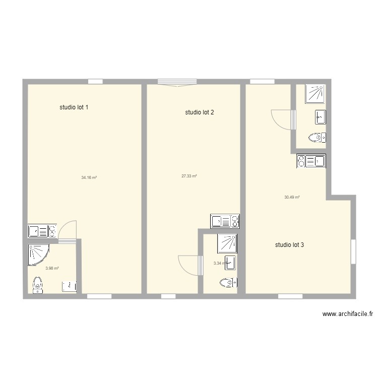 plan rdc bron final 1. Plan de 0 pièce et 0 m2