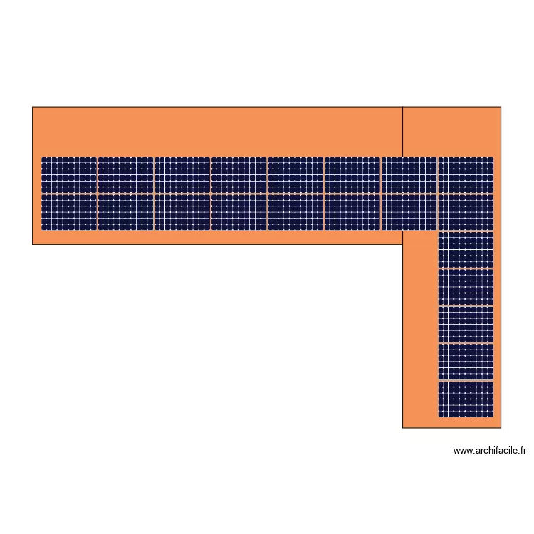AYALA Toit maison. Plan de 