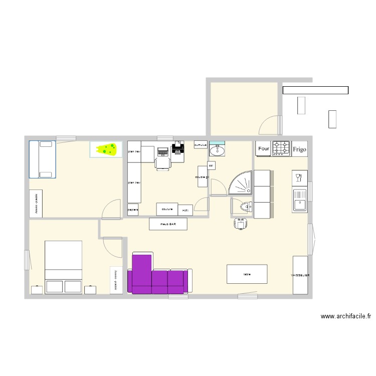 chalet 4. Plan de 0 pièce et 0 m2