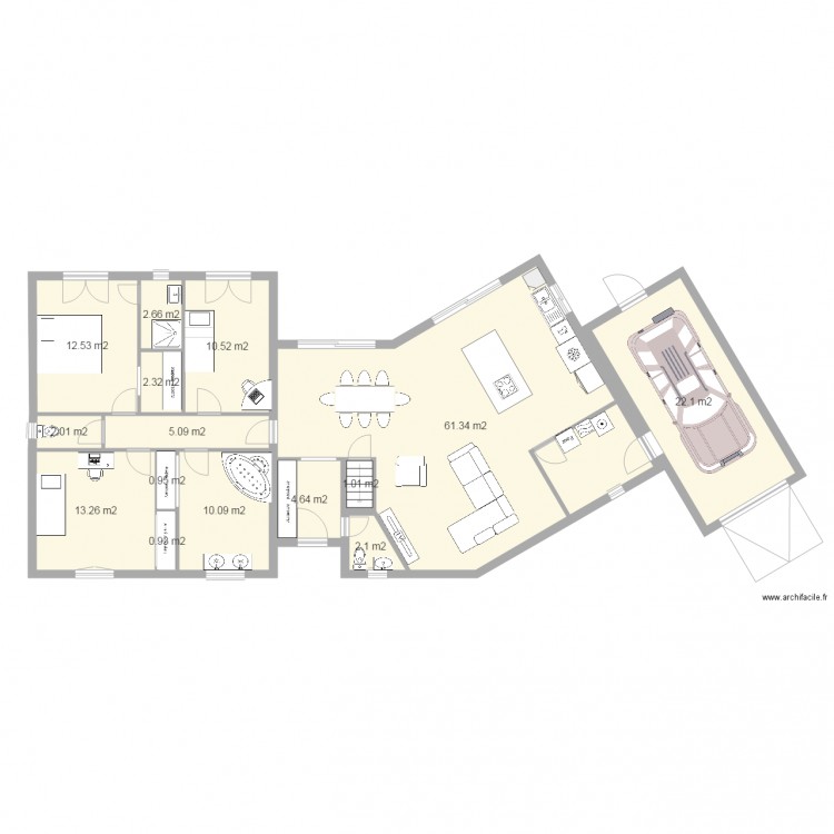 Maison V 126 3. Plan de 0 pièce et 0 m2