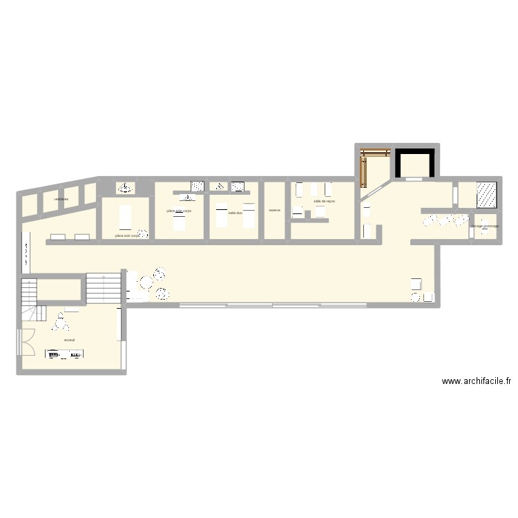 naturalys spa. Plan de 13 pièces et 151 m2