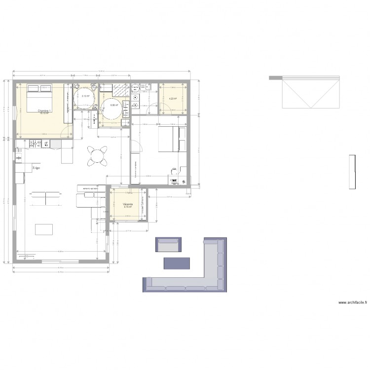 Plan maison neuve 6. Plan de 0 pièce et 0 m2