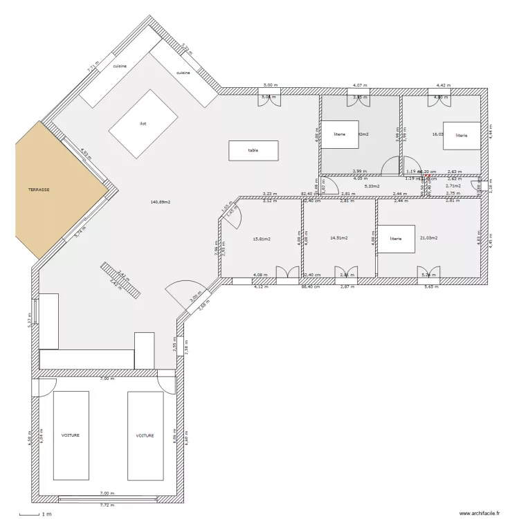 plan numero 1. Plan de 