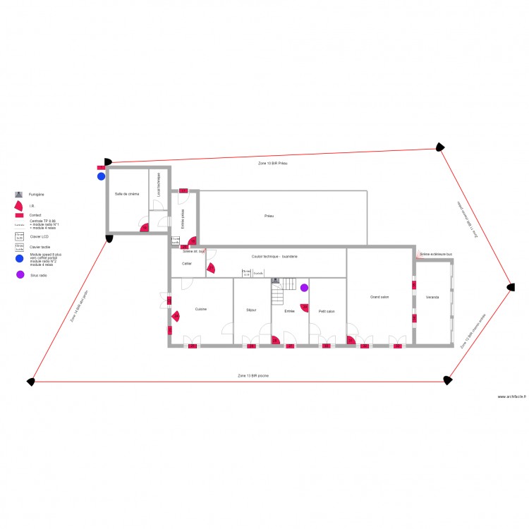 RdC André. Plan de 0 pièce et 0 m2