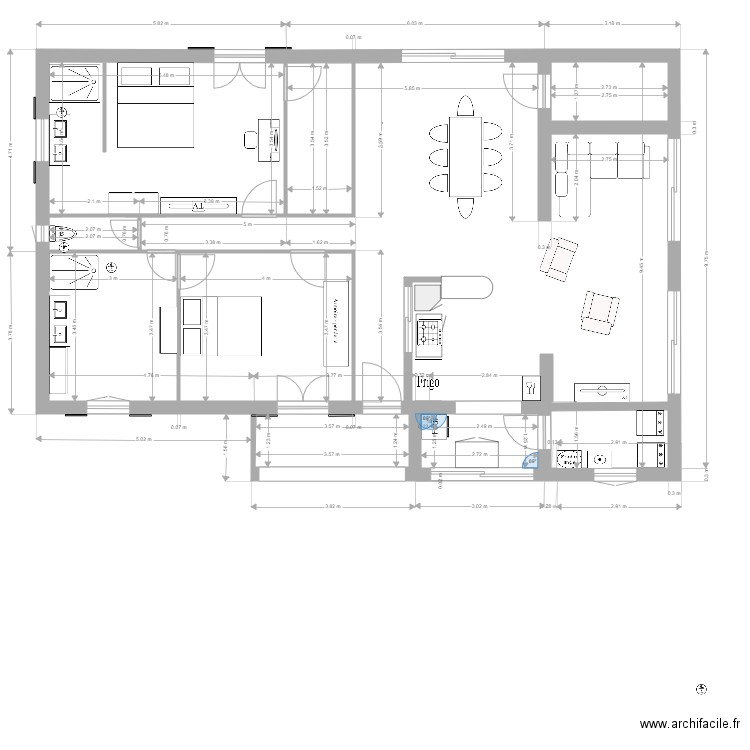 nouveau projet  plan au  sol correction  5. Plan de 0 pièce et 0 m2