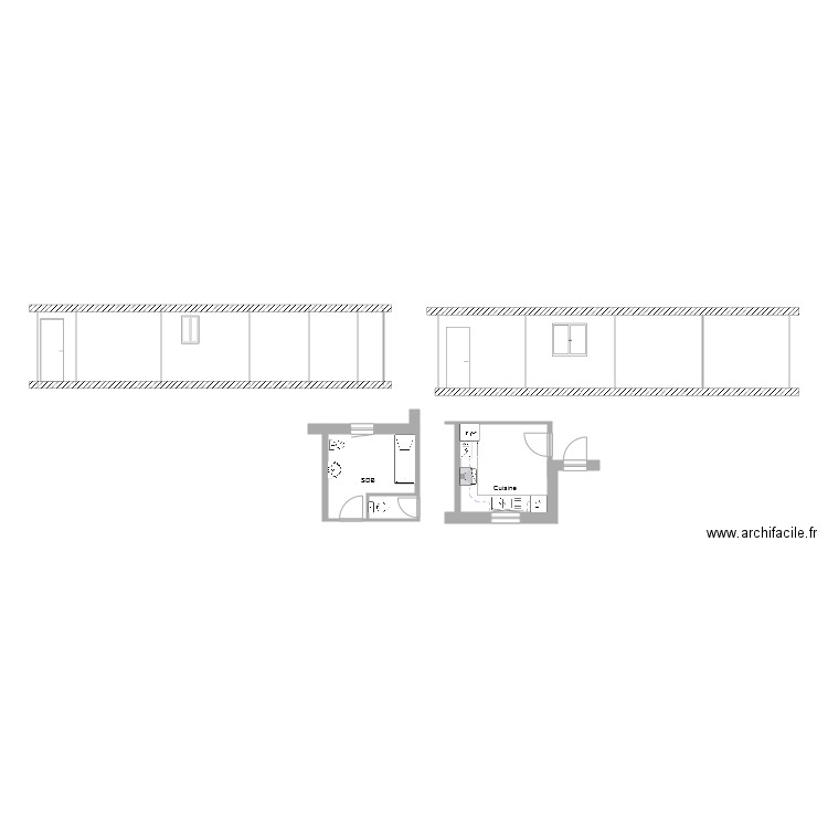 SDB 8. Plan de 0 pièce et 0 m2