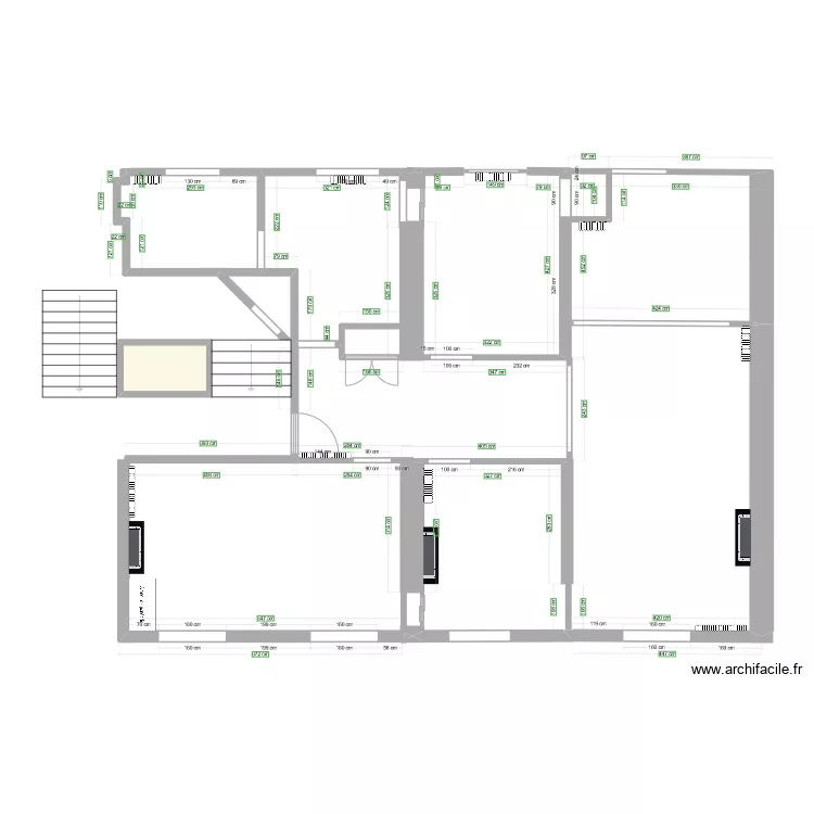 APPART BACO. Plan de 