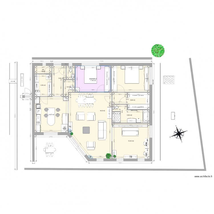 maison6. Plan de 0 pièce et 0 m2