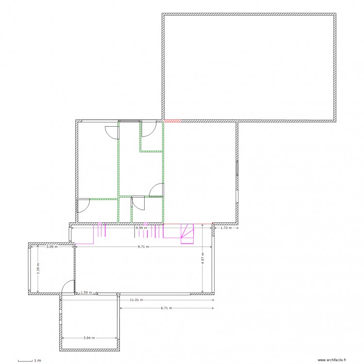 S50 AGRANDISSEMENT 5. Plan de 0 pièce et 0 m2