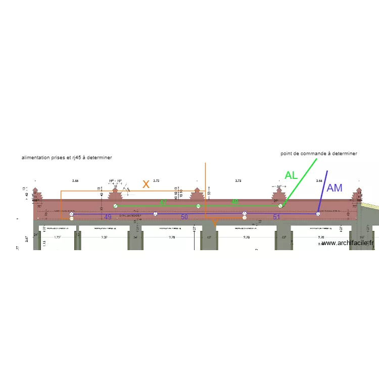 JP vieux hab terrasse. Plan de 
