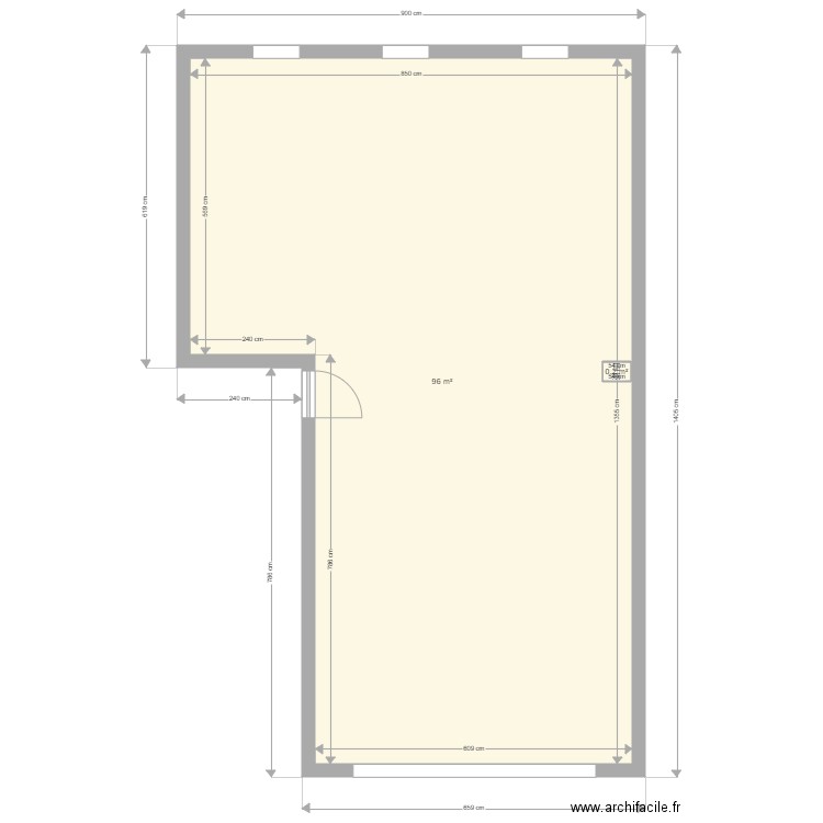 TPNA Niort RDC V1 cloisons. Plan de 0 pièce et 0 m2