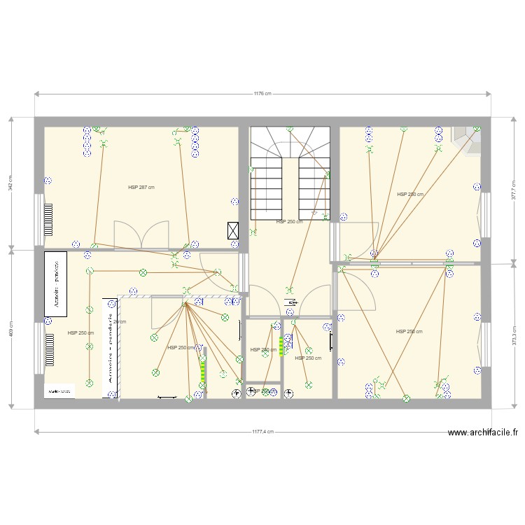 2nd electricite. Plan de 0 pièce et 0 m2