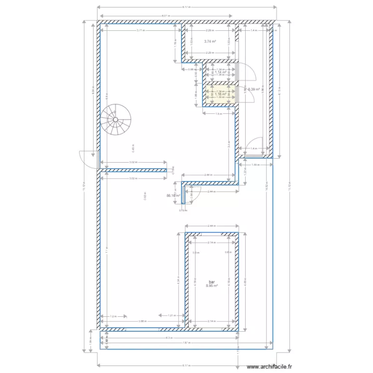 RESTAURANT BLAYE 3. Plan de RESTAURANT BLAYE 3. Plan de
