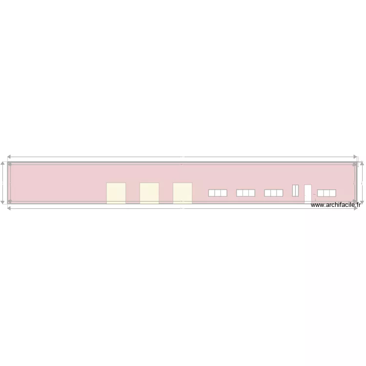 BAL Fa&ccedil;ade avant . Plan de 