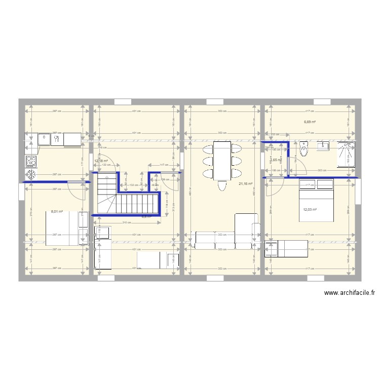 Combles Option 4 . Plan de 0 pièce et 0 m2