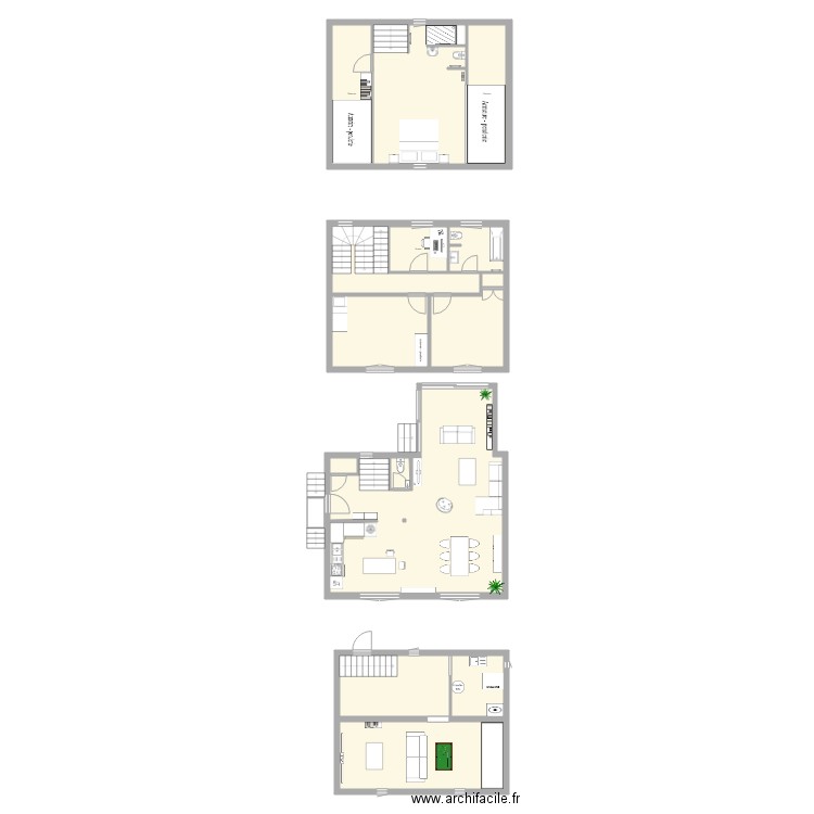 dimensions sdb 2eme. Plan de 0 pièce et 0 m2