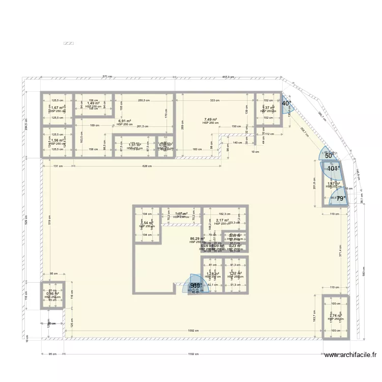 plan betouna.. Plan de 22 Pièces et 133 m² plan betouna.. Plan de 22 Pièces et 133 m²