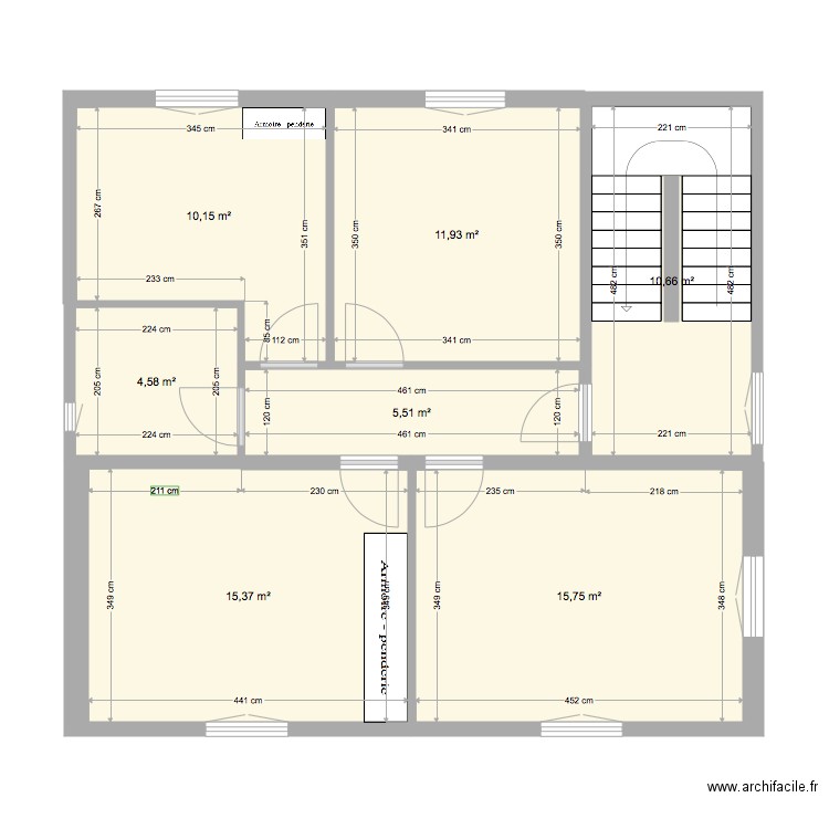 2 ème. Plan de 0 pièce et 0 m2
