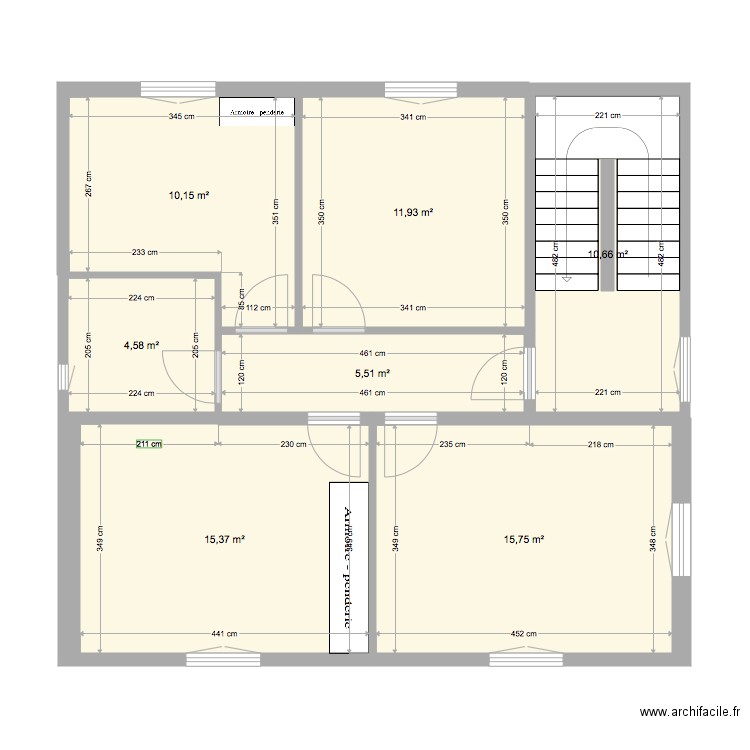 2 ème. Plan de 0 pièce et 0 m2