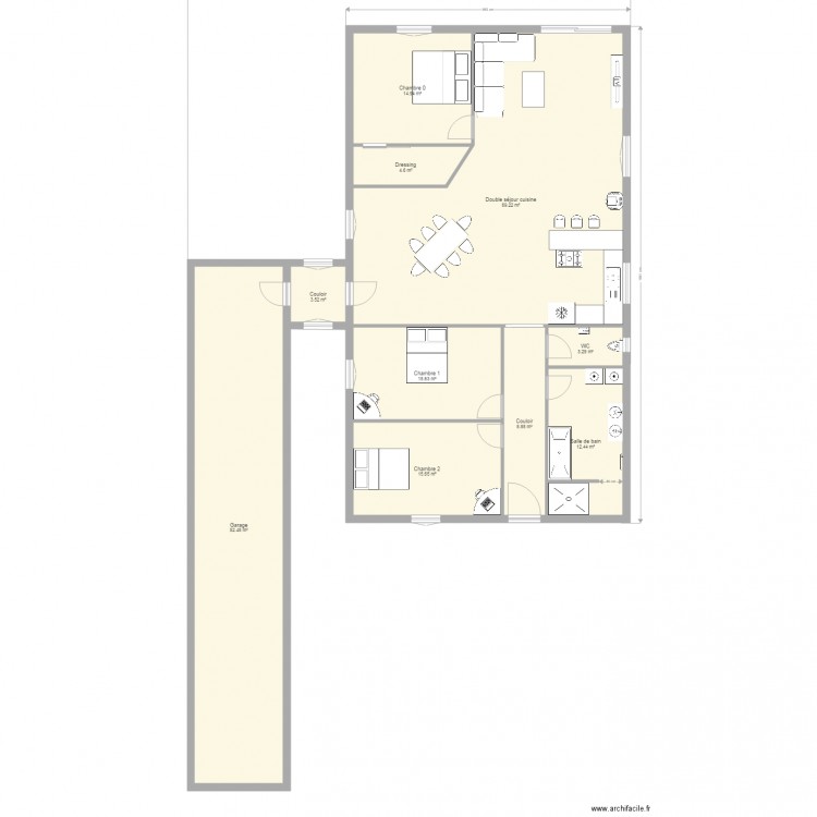 Rosieres 160m2. Plan de 0 pièce et 0 m2