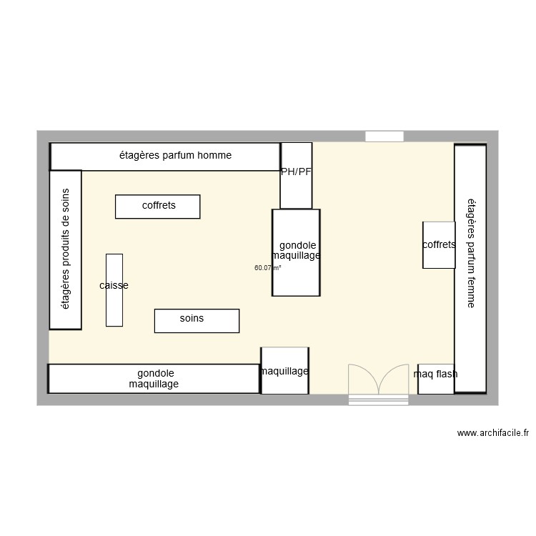 marionnaud bourges. Plan de 0 pièce et 0 m2