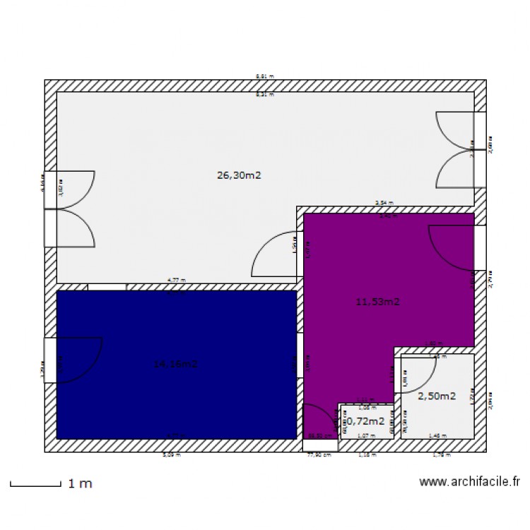 maison rdc. Plan de 0 pièce et 0 m2