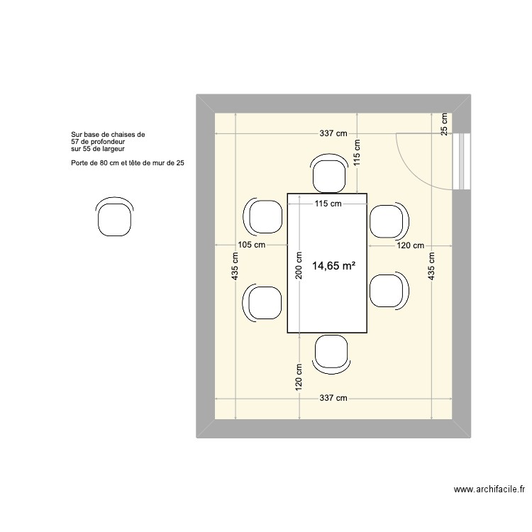 table organique. Plan de 0 pièce et 0 m2