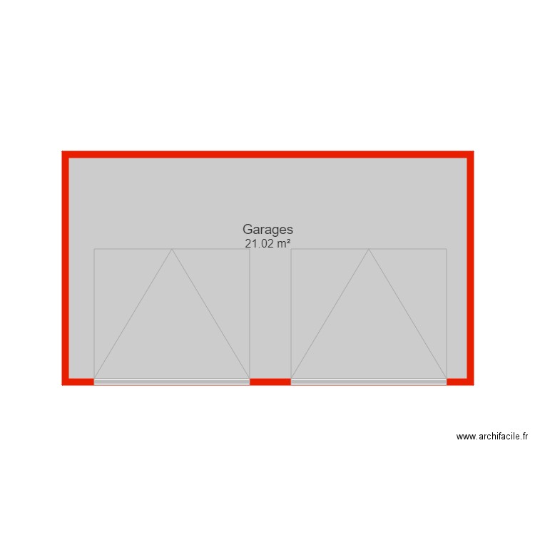 BI 2889 Annexes garages non côtés. Plan de 0 pièce et 0 m2