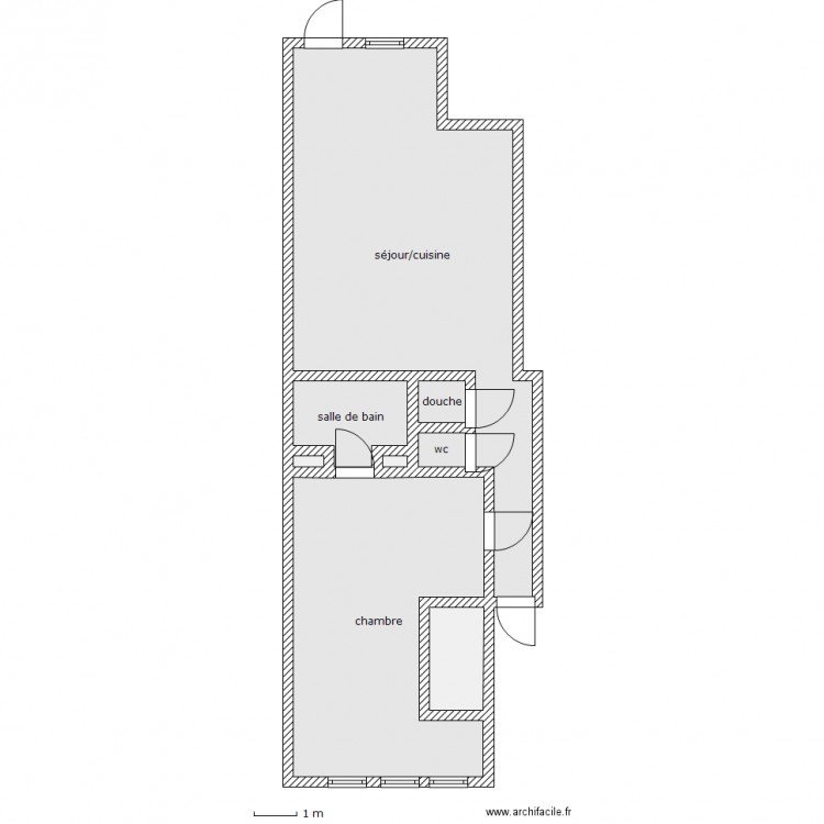 wosniak f2. Plan de 0 pièce et 0 m2