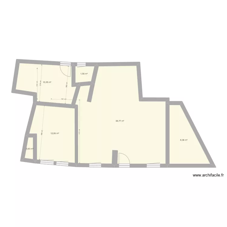 Courtalain Vfinale. Plan de 