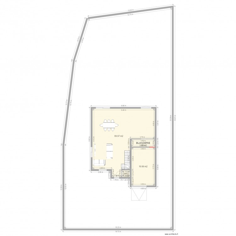 RDC OK. Plan de 0 pièce et 0 m2