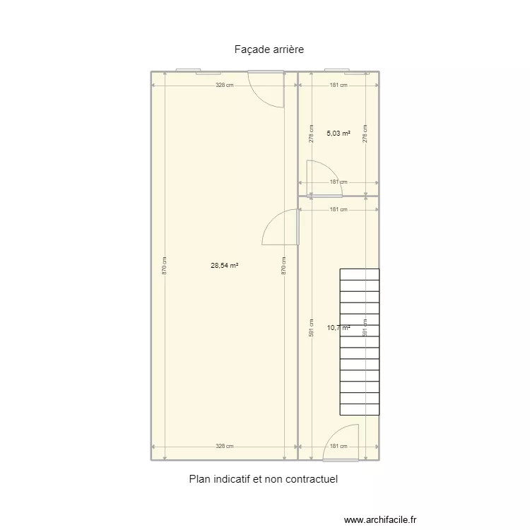 Petigny - Lejeune Anne Rez-de-chauss&eacute;e lot 2. Plan de 