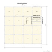 Plan view structure wood