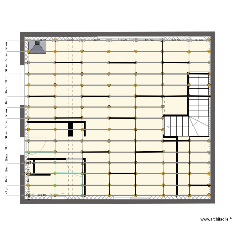 Maison rdc PLACO PLAFOND. Plan de 0 pièce et 0 m2
