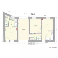 RDC REBAIS r&eacute;nov&eacute;v3 Prises, luminaires et cuisine SDB