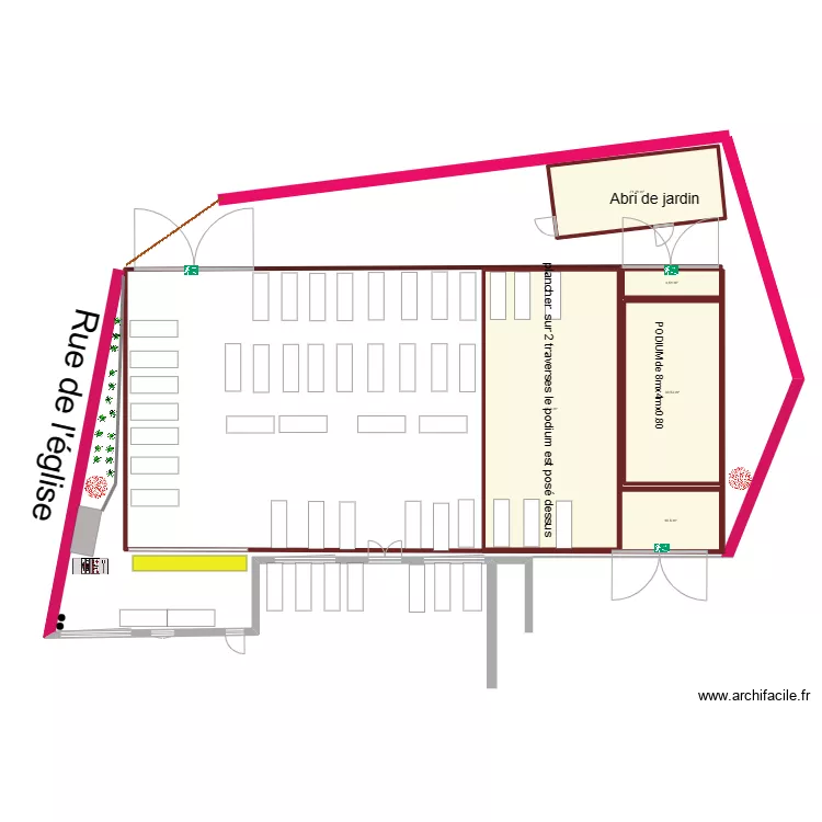 cour du cercle1. Plan de 