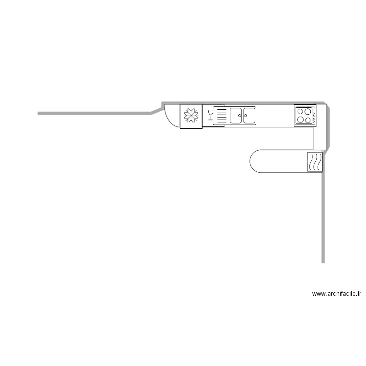 CUISINE. Plan de 0 pièce et 0 m2