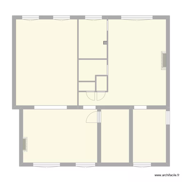 Villa Herran structure. Plan de 