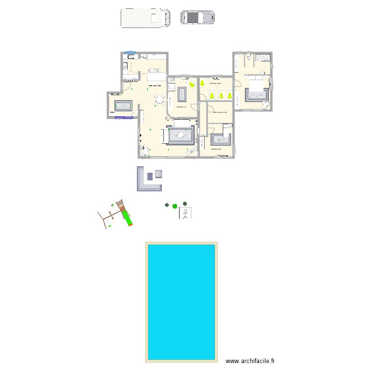 maison. Plan de 0 pièce et 0 m2