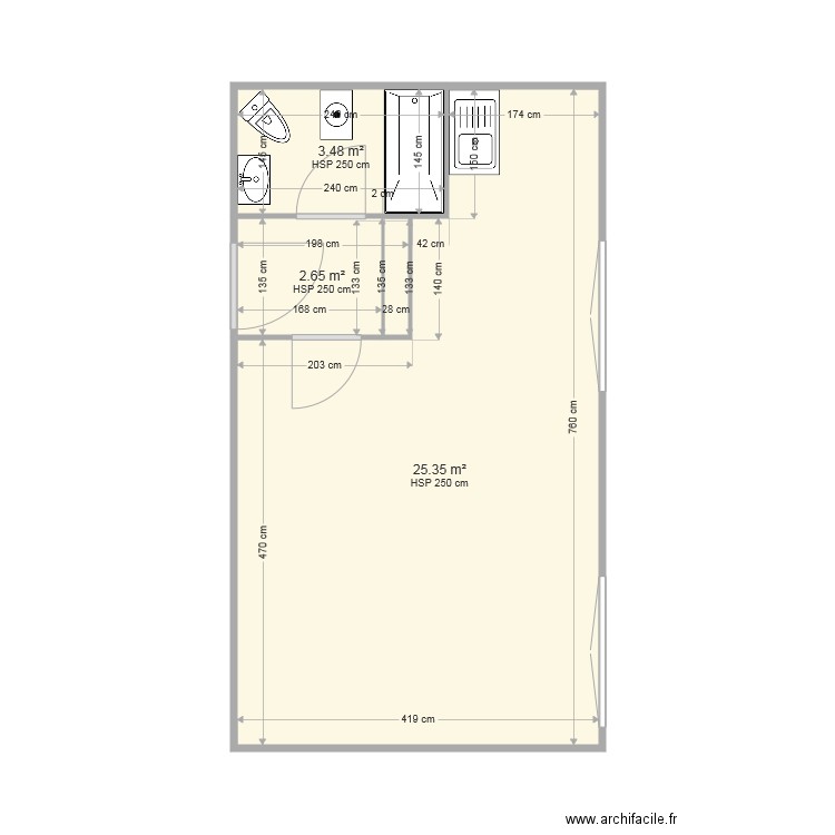 appt ambilly plan origine. Plan de 0 pièce et 0 m2