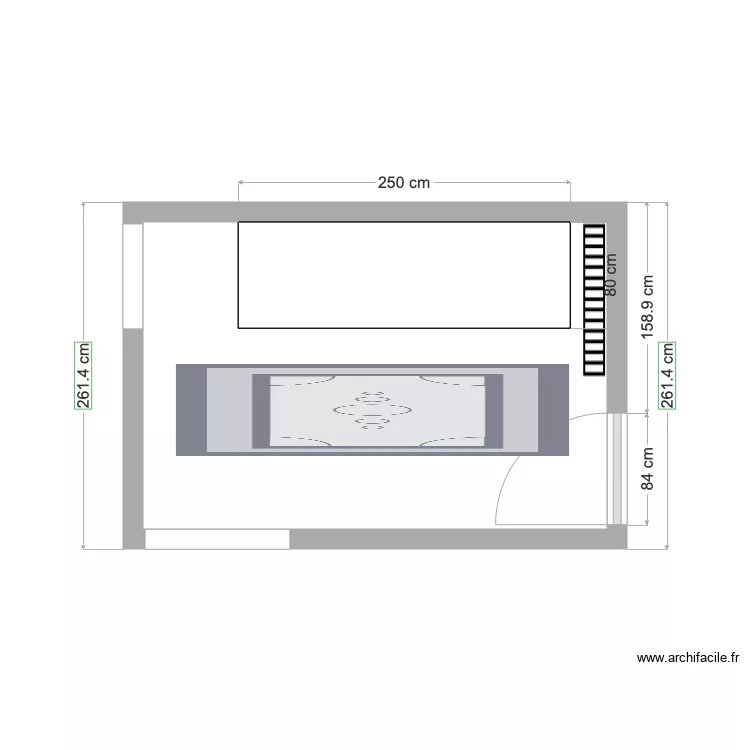 Pourville chemin&eacute;e. Plan de 