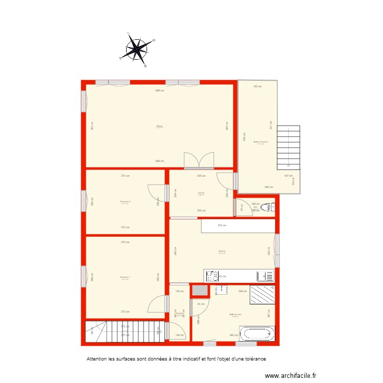 BI 3665 côté. Plan de 0 pièce et 0 m2