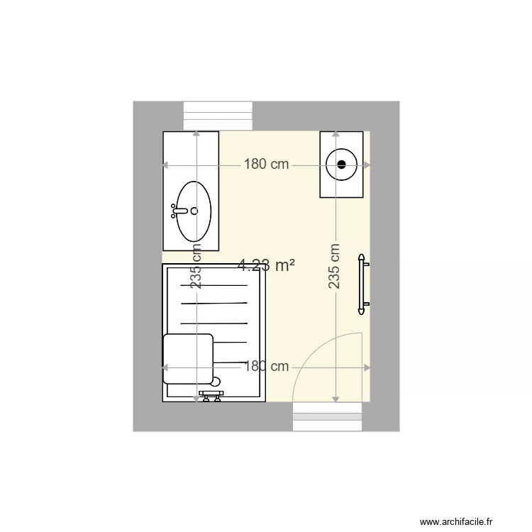 POULET SDB 2. Plan de 