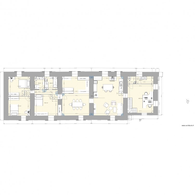 9 Curie. Plan de 0 pièce et 0 m2