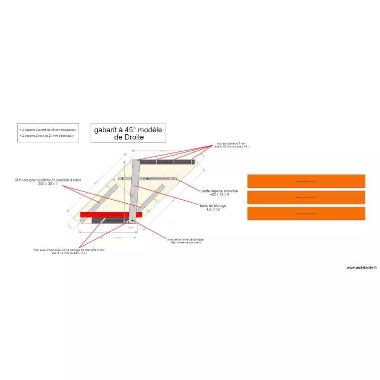 proto gabarit tenonneuse v1. Plan de proto gabarit tenonneuse v1. Plan de