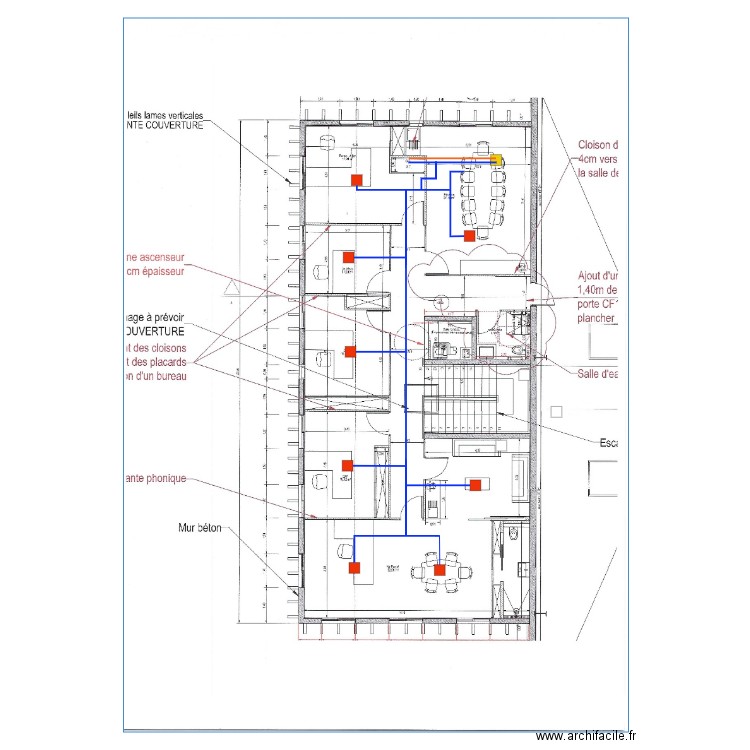 SCI CALLAC réseaux clims R2. Plan de 0 pièce et 0 m2