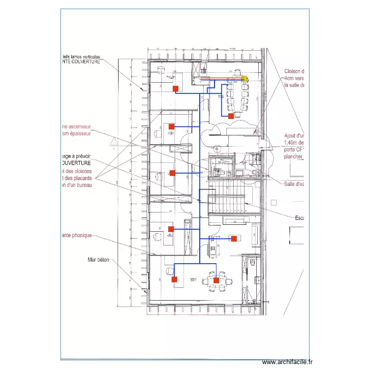 SCI CALLAC réseaux clims R2. Plan de SCI CALLAC réseaux clims R2. Plan de