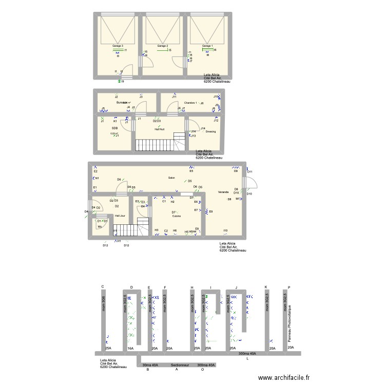 Alicia Leta. Plan de 0 pièce et 0 m2
