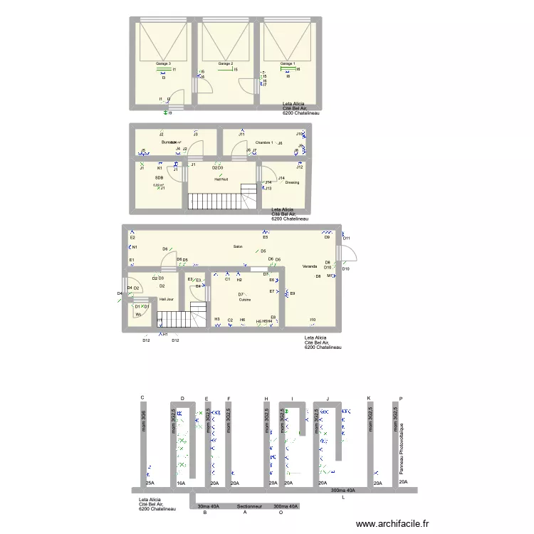 Alicia Leta. Plan de 