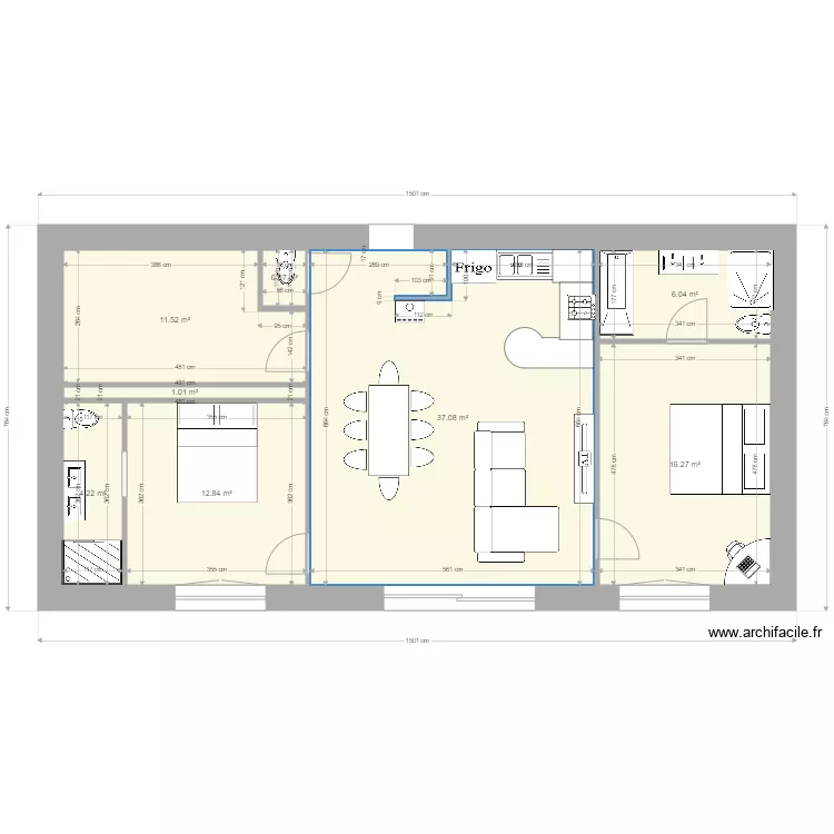 maison 90 m2 a. Plan de 